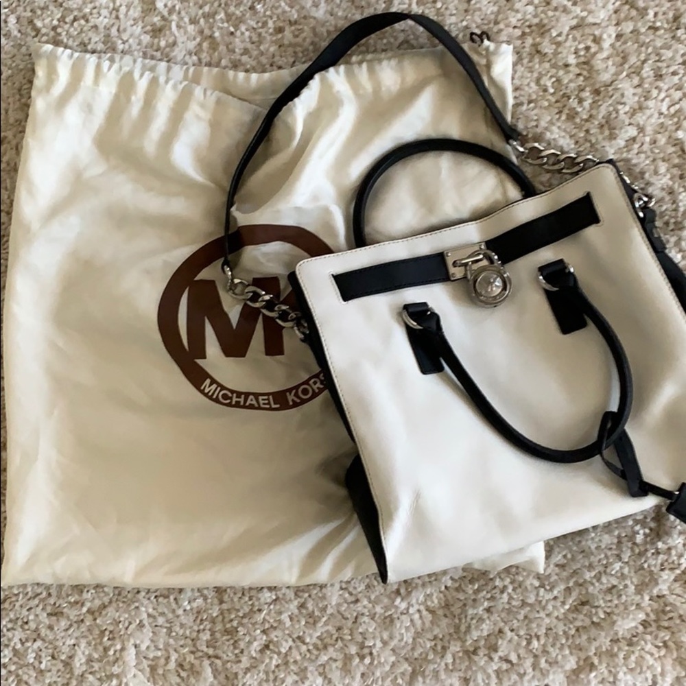 Authentic MK saffiano leather tote